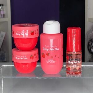Beauty Creations Berry Into You Bath & Body Travel Set